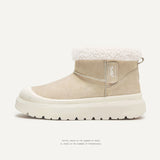 Breakj Shoes Ug Meng Big Head Shoes Winter Heighten Thick-Bottomed Boots Snow Boots Men And Women With The Same Warm Cotton