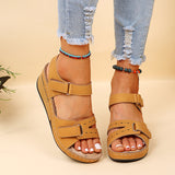 Breakj New Large-Size Lady Slope And Thick-Soled Sandals Fish Mouth With Casual