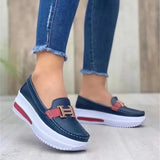 Spring New Platform Comfortable Women Sneakers Fashion Thick Bottem Casual Shoes Women Increase Vulcanize Shoes Plus