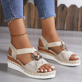 Breakj Thick-Solled Sandals 2025 Summer New Waterproof Table Sandals Fashion Slope