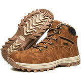 Breakj And Winter Rubber Warm Men Sgs Round Head Brown Flat And Retro