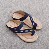Clip Toe Slipper Hollow Out Splicing Flat Bottom Casual 414243 Large Size Cool