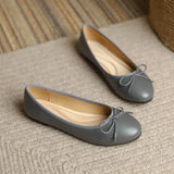 Round Toe Bowtie Flats Woman Foldable Roll-Up Shoes Pocket Loafers Serpentine/Sequins Ballerinas Ladies Dress