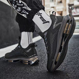 Men's Shoes 2025 New Spring And Autumn Sports Leisure Shoes Men's Air Cushion Running Shock Absorbing Trend