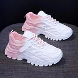 Breakj Women's Autumn Breathable Comfortable Hollow Net With Old Dad Shoes 2025 Autumn And Winter Casual Women's
