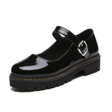 Platform Lolita Shoes Women Fashion Lace Up 2021 Women Casual Mary Jane Shoes Ladies Leather Shoes Zapatillas