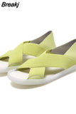 45 Sport Sandals Women's 2023 New Soft Sole Lightweight Two-Wear Casual Slippers Socofy Stretch Cloth Women's Summer