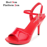 Leopard Women Shoes Pole Dance Sandals Stripper Sexy Combat Fetish High Heels Summer Platform Shoes Party Club 20 CM