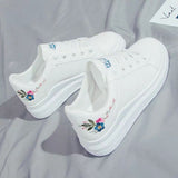 Breakj White Shoes Women Autumn 2025 New Low-Help Korean Version Of The Female Breathable Leather Panel