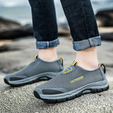 Breakj Mountaineering Wading Shoes 2023 Spring And Summer New One-Legged Lazy Shoes Thick-Soled Mesh Breathable Sports Leisure