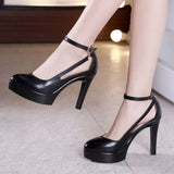 Spring And Autumn Pointed Large-Size Wedding Dress Shoes, Stilettos, Hollow Models, Cheongsam, Walking Shoes, Single