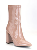 Breakj Pointed High And Sexy Water Drill Elastic Boots Thin Skinny Boots Fashion Women's