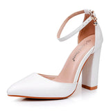 Breakj Heel Pointed Casual Women's Single Shoes 2023 New Spring Women's Shoes Shallow Foot Fashion Comfortable High