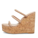 New Large-Size Fashion Slope Heel Waterproof Platform Women's High-Heeled Sandals Muller