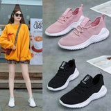 Women Casual Shoes Fashion Breathable Walking Mesh Flat Shoes Woman White Sneakers Women 2024 Tenis Feminino Female
