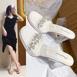 Breakj PVC Water Drill High And Cool Tug Net Red Transparent And Fashion Cool Drag 2025 New Large-Size Female