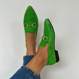 Breakj Spring And Autumn 2025 Sharp-Pointed Muller Shoes 40-43 Shallow Fastener Large Size Casual Single Shoe