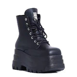 Breakj New Large-Size Thick-Bottomed With Short Boots Women's Round-Headed Pine Cake Fashion Martin