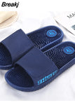 Men's Flat Indoor Massage Slippers Men Home Non-slip Massage Slippers Zapatos Hombre Beach Flip Flops Men's Slides