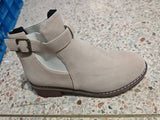 Breakj And Winter New Lady Martin Boots Loose Belt Buckle Round Head And Mid-Sleet Women's