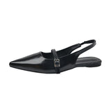 Breakj Women's Shoes French High-End Feel Sandals Women Wear 2025 New Pointed Light Light Luxury Small Pedal