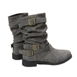 Size Women's Boots 2023 Autumn / Winter New Flat Bottom Low Heel Women's Boots Women's