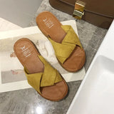 Breakj Slippers Women 2025 Spring And Summer New Fashion Wear A Word Cool Drag Level And Leisure Cross-Cool