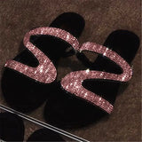Breakj S Slippers Women's New Comfortable Flat Bottom Clip Large Cool Slippers In The Summer Of
