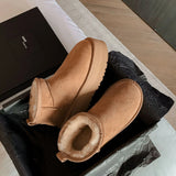 Fur One Thick Snow Boots Winter 2024 New Women's Warm Women's Boots Women's Velvet Short Boots Cotton