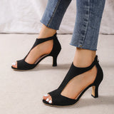 Breakj Women's Shoes 2025 Summer New High-Heeled Sandals Wish Big Sandals Women