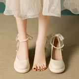 Breakj Jane High Heels Spring And Autumn Small 2024 Spring New Design Sense Small French Temperament Single Shoes Small Fragrant