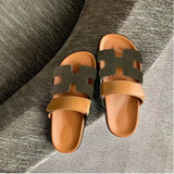 Breakj Uncle Drags Women Thick Bottom H Slippers 2025 New Magic Sticky Large-Size Fashion Women's