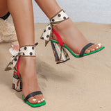 Breakj Colored Butterfly Wings Ultra-High Heel Sandals Lazada Women
