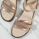 Plus Size 42 43 Sandals with Ladies Sandals for Summer 2024 Roman
