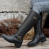 Breakj Side With Pointed Female Boots 2025 Autumn And Winter New High Barrel But Knee Out