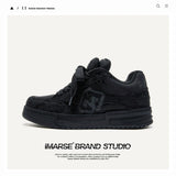 Breakj Shoes Destroy The Aesthetic Series Of Black Knight Youth Trend Casual Thick-Sing Men's Shoes Low-Help Men's And Women's