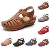 Breakj Summer New Sandals Large Flat Bottom Slope And Hollow