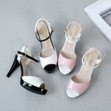 Mouth Summer High Heels Sandals Women Peep Toe Shoes 2024 Platform Woman Sandals Fashion Party Ladies
