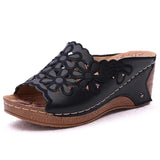 Sandals Platform Shoes Woman Summer Fashion Female Shoes Slip On Wedge Sandals Heel Women Shoes Ladies Chaussures