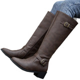 Breakj Side With Pointed Female Boots 2025 Autumn And Winter New High Barrel But Knee Out