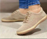 New Women Casual Shoes Lace-Up Round Head Student Sports Shoes Spring Autumn Ladies Sneakers Fashion Couple Walking