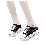 Breakj Height Women's Shoes Spring And Autumn Leisure Waterproof Table Thick-Soled Student Shoes Breathable Mesh Sneakers Boost Running