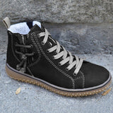 Breakj Boots Women Flat And Martin Boots Winter Cotton Short Boots Ladies Cotton Shoes