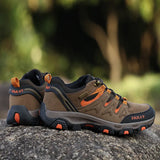 Breakj Men's And Women's Shoes Hiking Shoes Autumn And Winter Low Outdoor Hiking Cross-Country Shoes Wear-Resistant And Slippery Large-Size Tourism