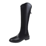 Cowboy Boots Women But Knee Boots Autumn Winter New Thin Long Martin Boots High Boots Knight