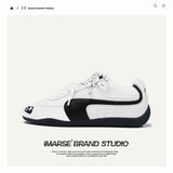 Breakj Shoes Summer Net Cloth Panda Embroidery Small White Shoes Derain Shoes Men And Women The Same Couple Casual Board Shoes Men's