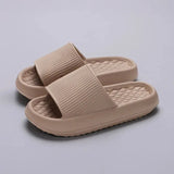 Women's Thick Platform Cloud Slippers Summer Beach EVA Soft Sole Pillow Slides Flip Flops Woman Non Slip Bathroom Home