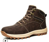 Breakj High-Top Snow Boots Cotton Shoes Winter Plus Velvet Warm Men's Leisure Outdoor Hiking Leisure
