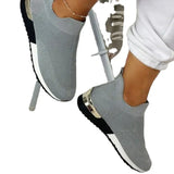Breakj Wish New Flying Socks Shoes Elastic Cloth Large Size Women's Shoes Breathable Sports Single Shoe
