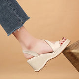 sandal women's new temperament in the summer of 2023 is versatile, retro leather,